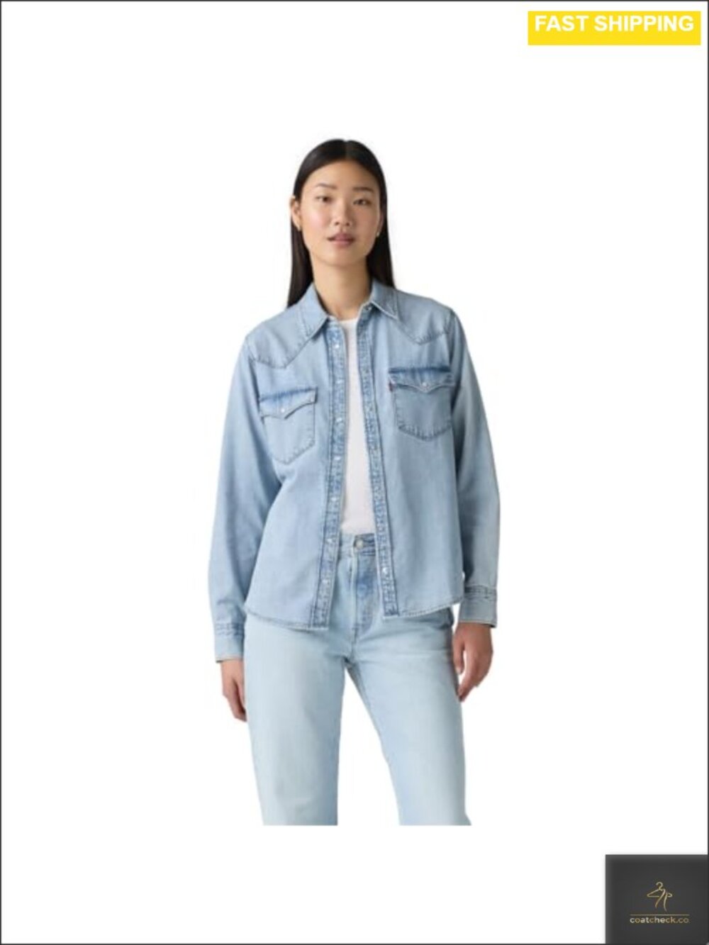Levi's Ultimate Western Shirt Snap Button Pointed Yoke Standard Fit